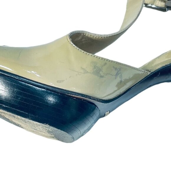 COLE HAAN Shoes Beige Size 9B Patent Leather Heels - Picture 10 of 11